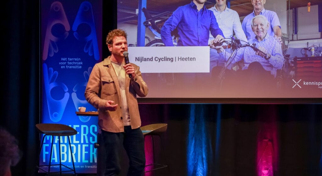 Foto Nijland Cycling tijdens het Kennispoort Regio Zwolle Café 2025